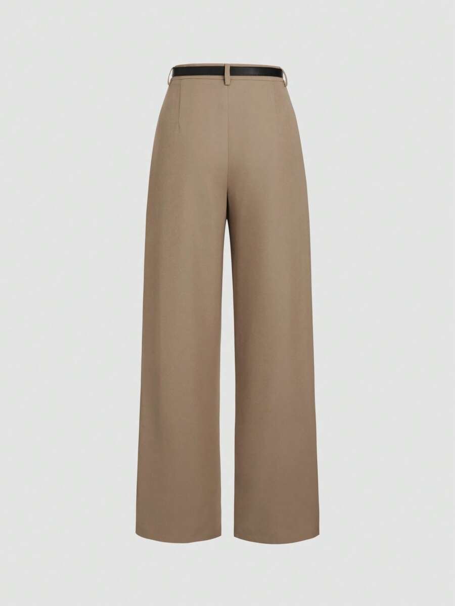 Belted Wide Leg Trousers