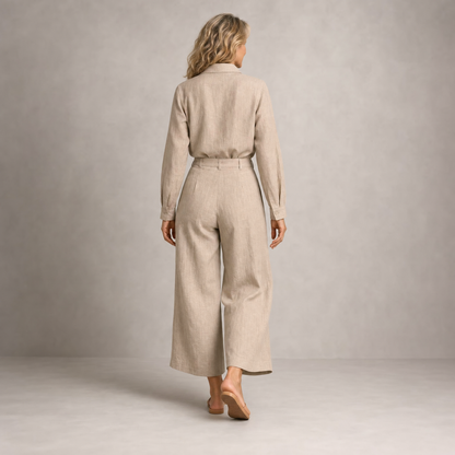 Linen Two-Piece Outfit