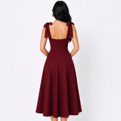 Essential Tie-Shoulder Dress
