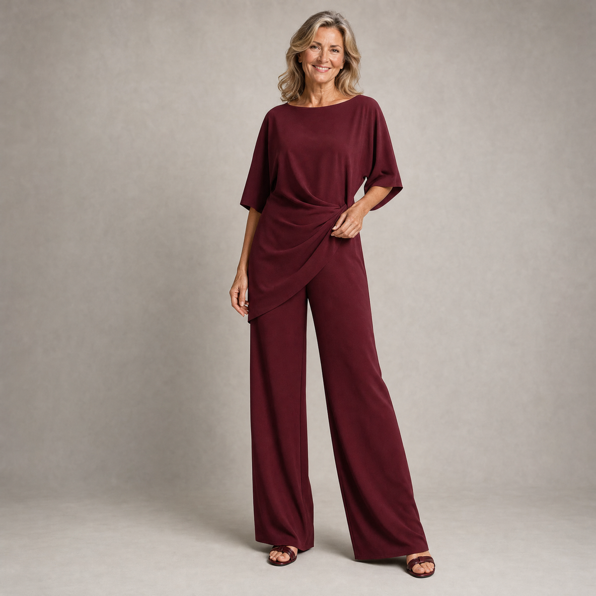 Chic Wide-Leg Two-Piece Set