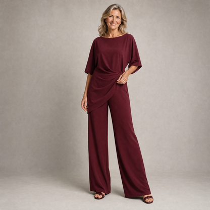 Chic Wide-Leg Two-Piece Set