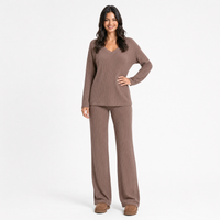 Ribbed Knit Lounge Set