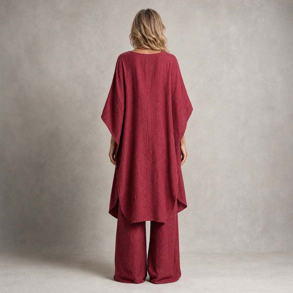 Elegant Linen-Blend 2-Piece Set