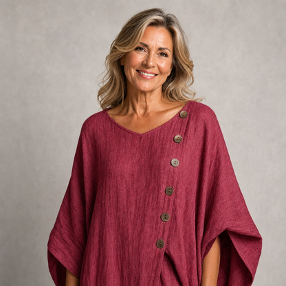 Elegant Linen-Blend 2-Piece Set