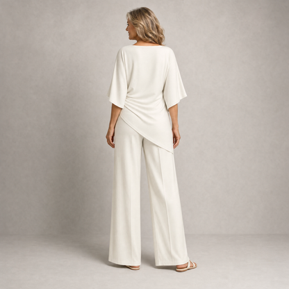 Chic Wide-Leg Two-Piece Set