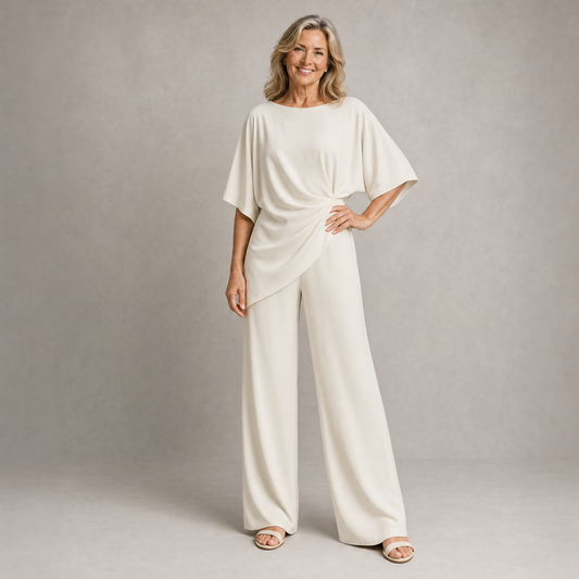 Chic Wide-Leg Two-Piece Set