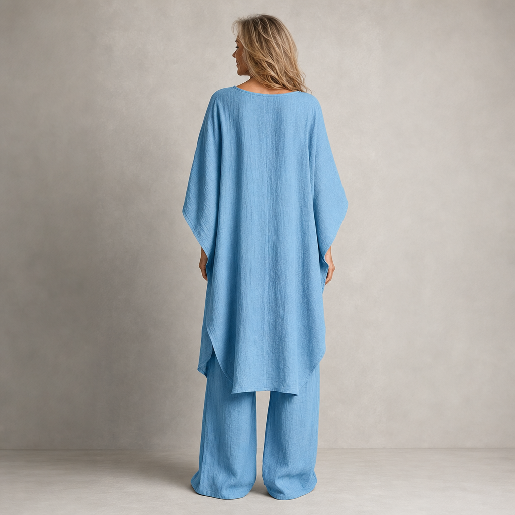 Elegant Linen-Blend 2-Piece Set