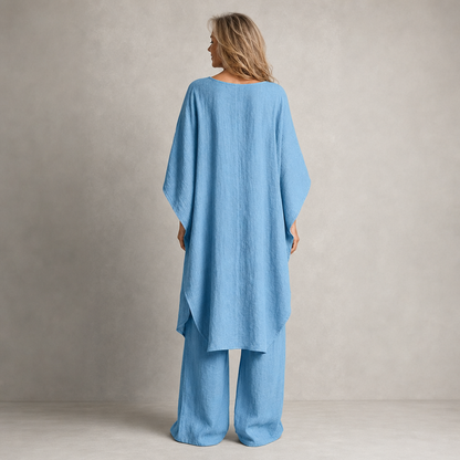 Elegant Linen-Blend 2-Piece Set