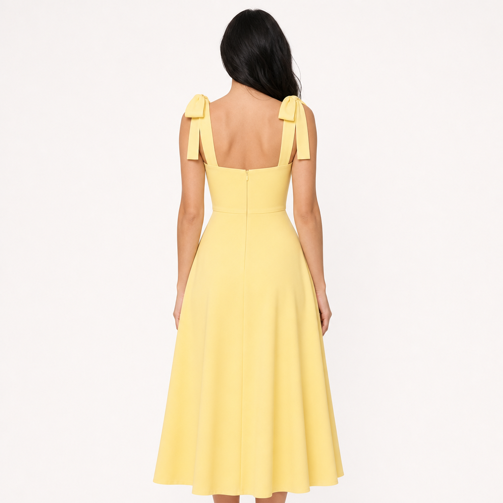 Essential Tie-Shoulder Dress