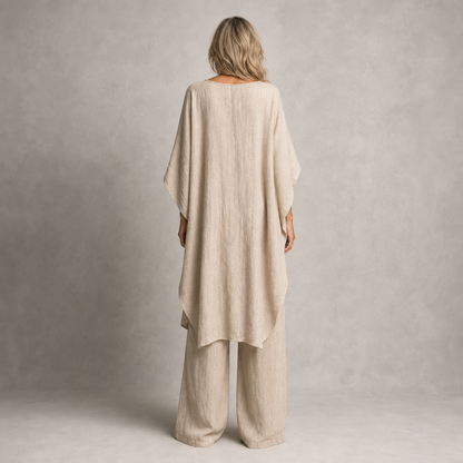 Elegant Linen-Blend 2-Piece Set