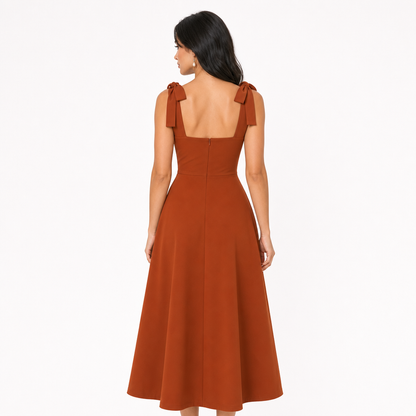 Essential Tie-Shoulder Dress