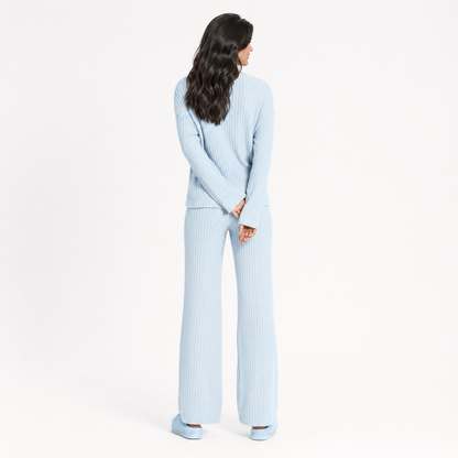 Ribbed Knit Lounge Set