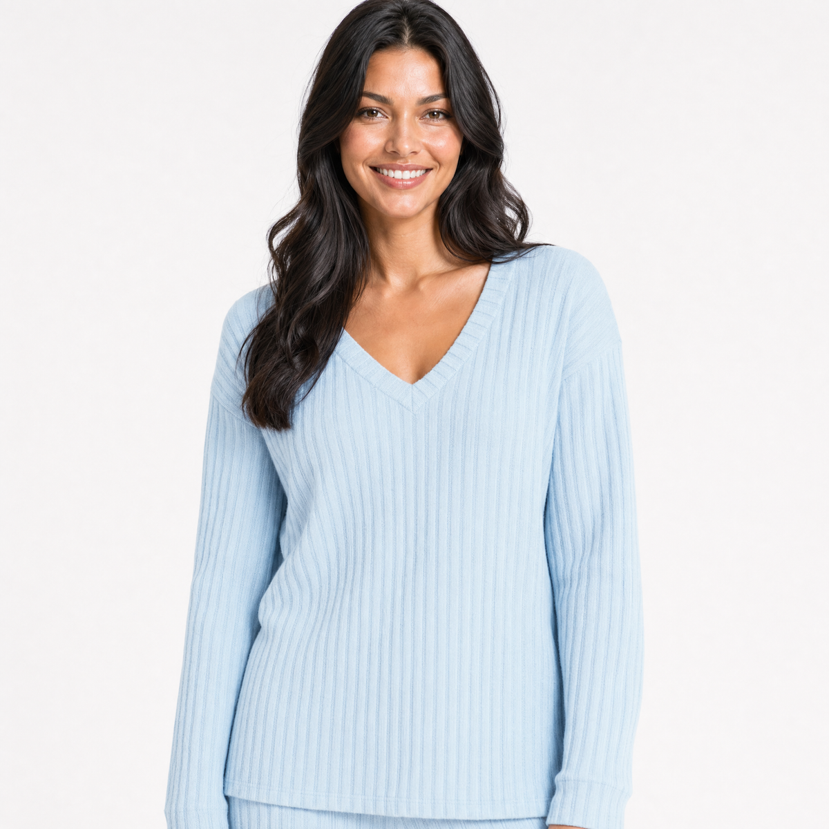 Ribbed Knit Lounge Set