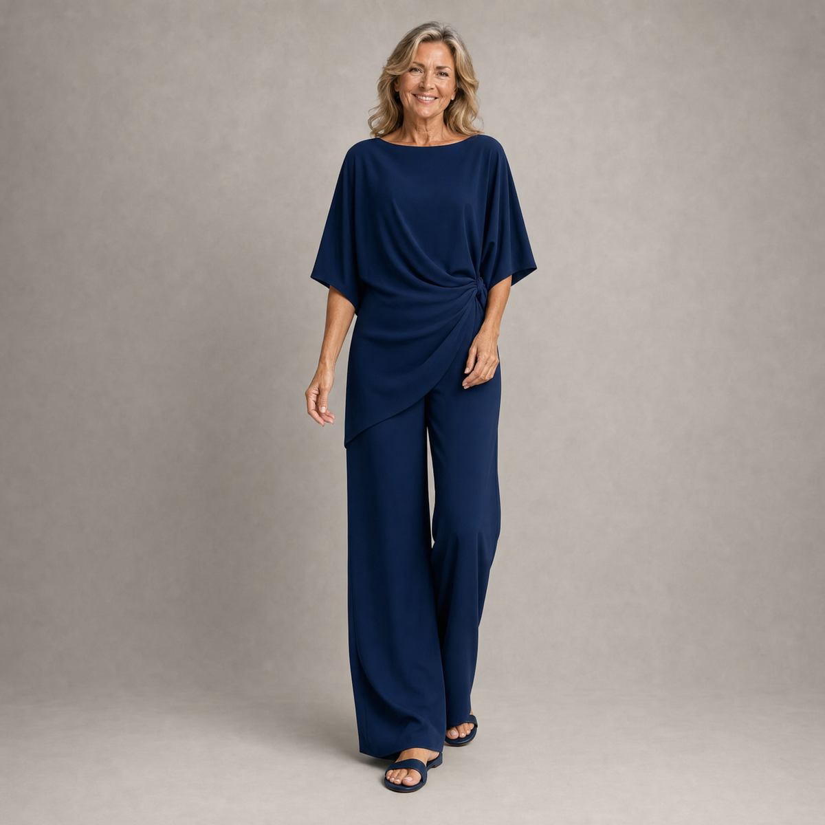 Chic Wide-Leg Two-Piece Set