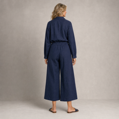Linen Two-Piece Outfit