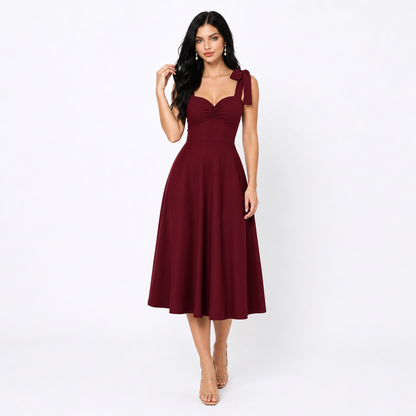 Essential Tie-Shoulder Dress