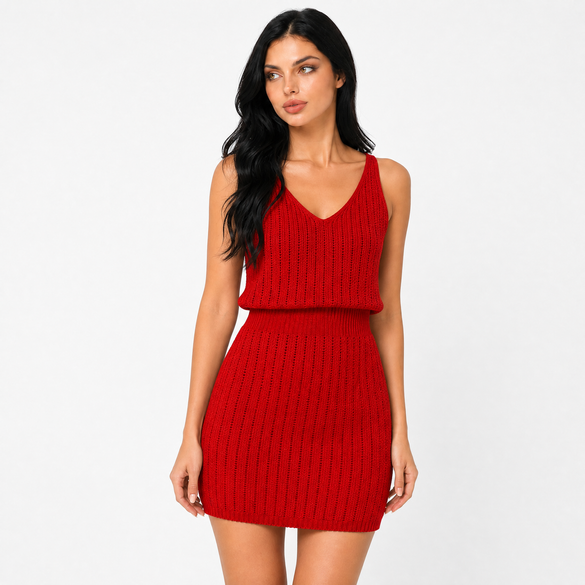 Sleeveless Crochet Summer Dress