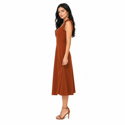 Essential Tie-Shoulder Dress