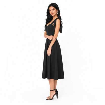 Essential Tie-Shoulder Dress