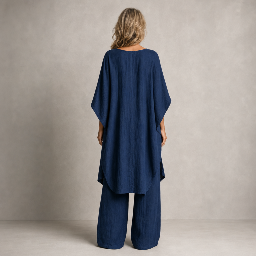 Elegant Linen-Blend 2-Piece Set