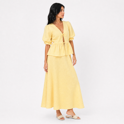 The Mareli Peplum Set