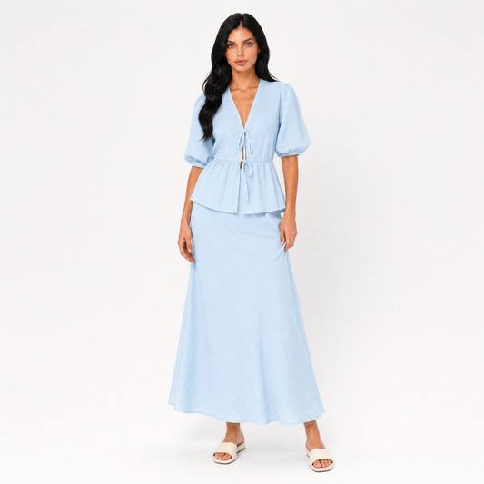 The Mareli Peplum Set