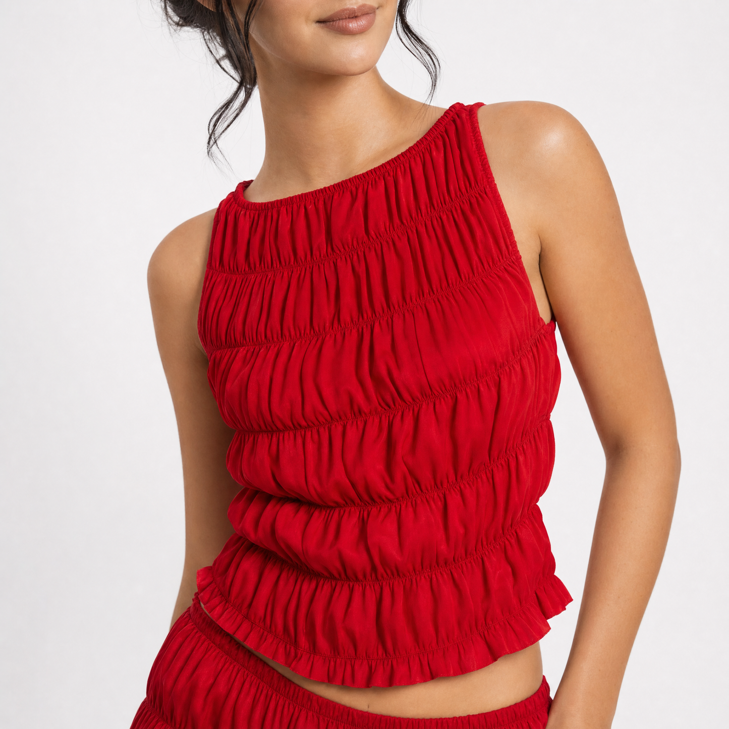 Isla Smocked Two-Piece Shorts Set