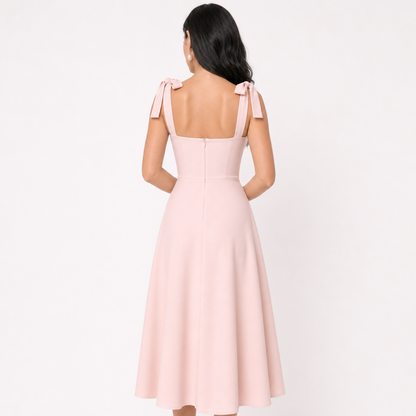 Essential Tie-Shoulder Dress