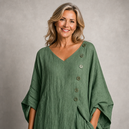 Elegant Linen-Blend 2-Piece Set