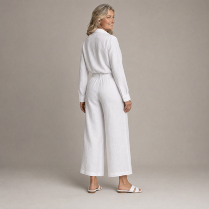 Linen Two-Piece Outfit