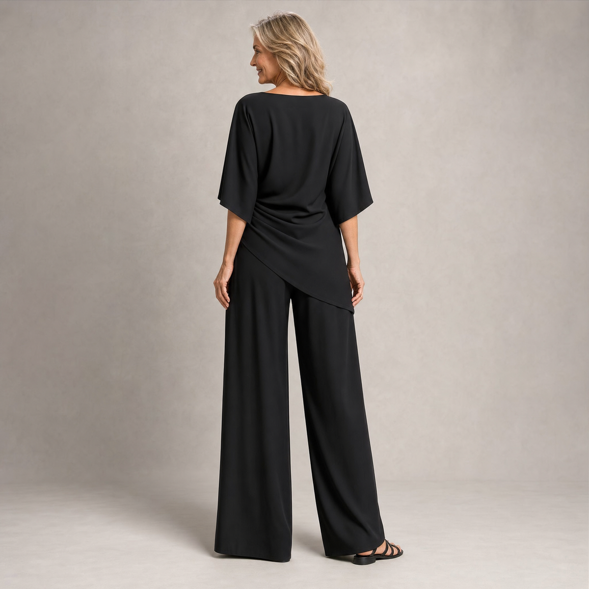 Chic Wide-Leg Two-Piece Set