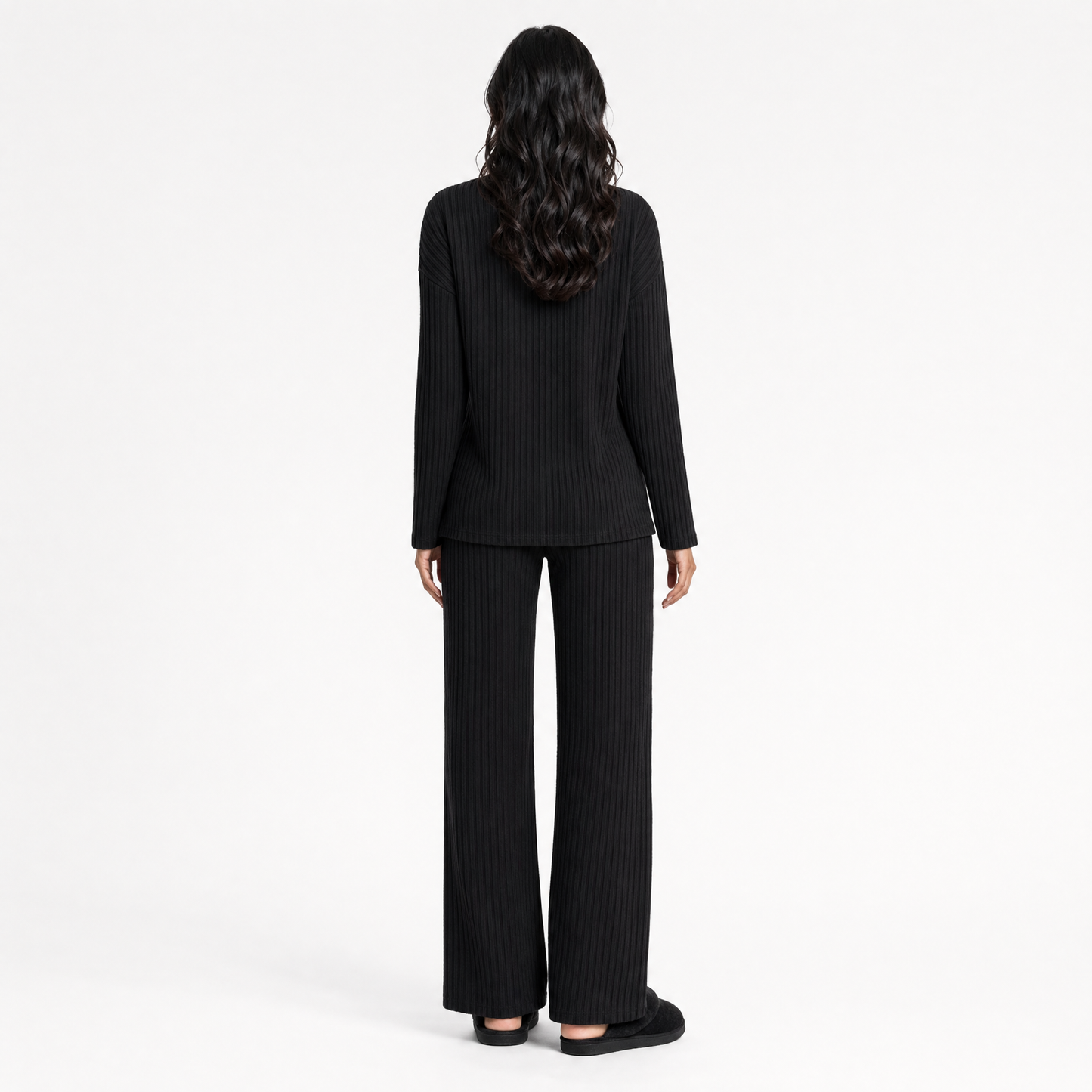 Ribbed Knit Lounge Set