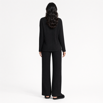 Ribbed Knit Lounge Set