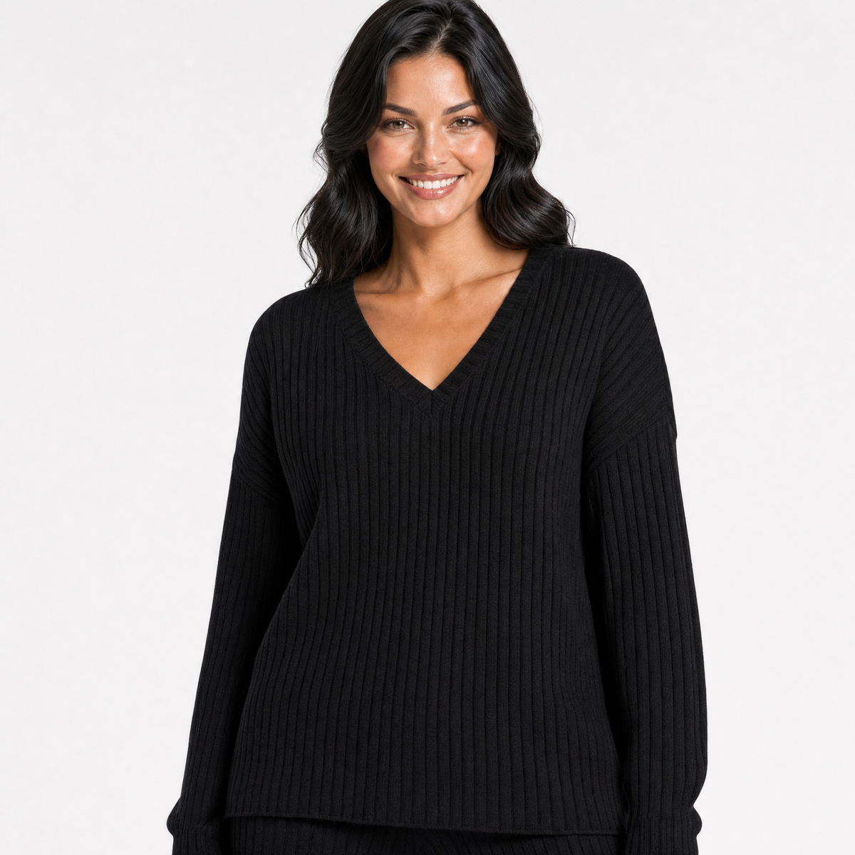 Ribbed Knit Lounge Set