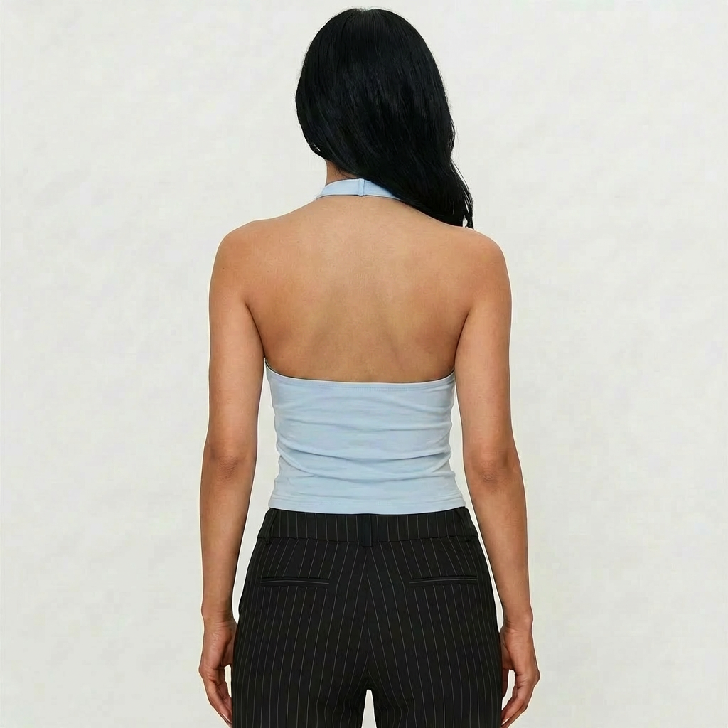 Off-Shoulder Sleeveless Cut-Out Top 2 styles